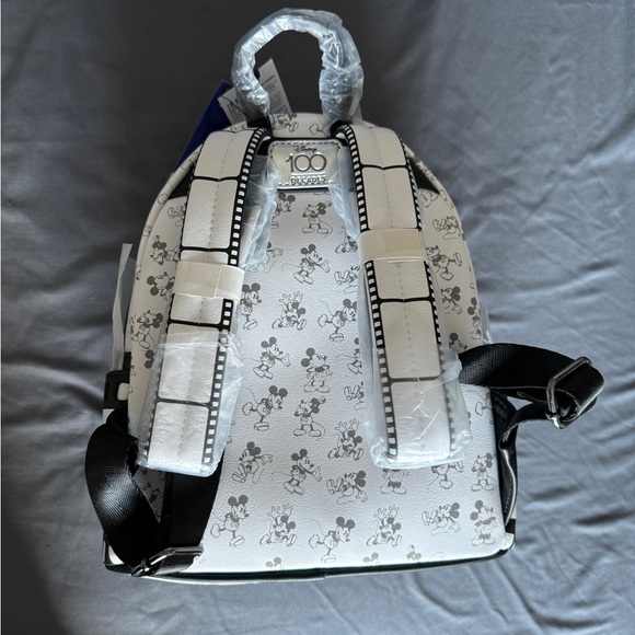 Mickey Mouse Steamboat Willie Loungefly Mini Backpack – Disney100 - Picture 2 of 3